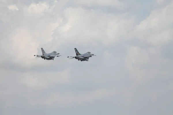 Bangkok Ene Aviones F16 Exhibidos Evento Del Día Del Niño — Foto de Stock