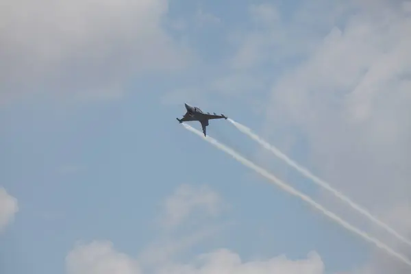 Bangkok Jan F16 Aircraft Displayed Children Day Event Royal Thai — Stock Photo, Image