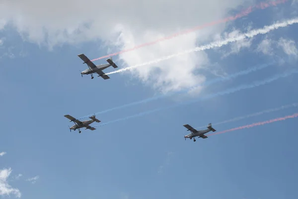 Bangkok Jan F16 Aircraft Displayed Children Day Event Royal Thai — Stock Photo, Image