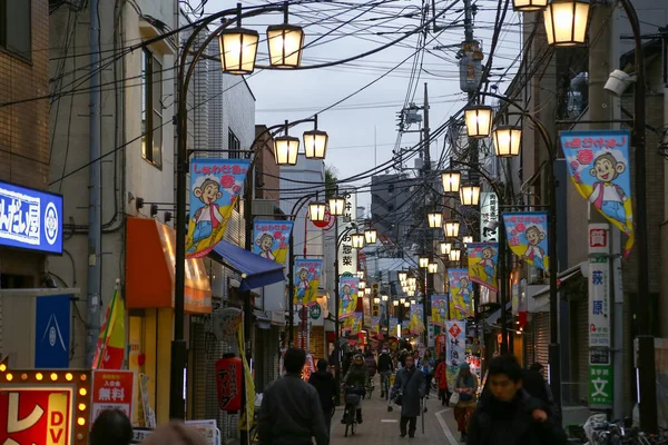 Tokyo Koenji Mars 2017 Mode Vie Dans Vieille Ville Koenji — Photo