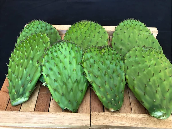 Vegetales Típicos México Nopal — Foto de Stock