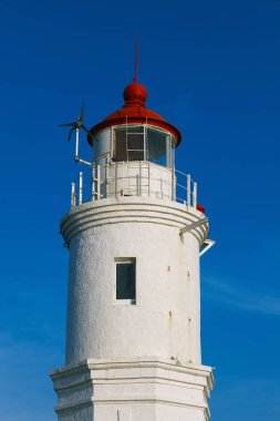Egersheld Deniz Feneri Vladivostok, Rusya 'da mavi gökyüzüne karşı