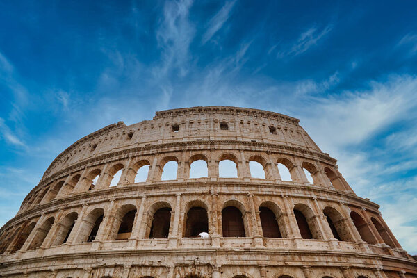 Colosseum in Rome without people. High quality photo