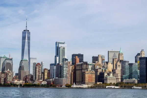 Centro Nova Iorque Ferry Para Liberty Island — Fotografia de Stock