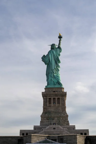 Estatua Libertad Dedicada Octubre 1886 Uno Los Iconos Más Famosos — Foto de Stock