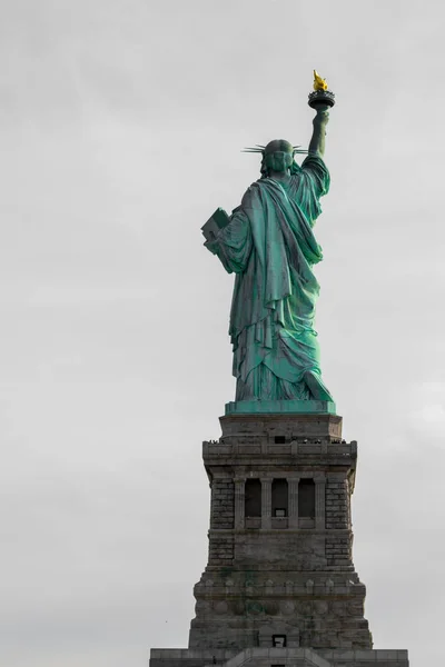 Estatua Libertad Dedicada Octubre 1886 Uno Los Iconos Más Famosos — Foto de Stock