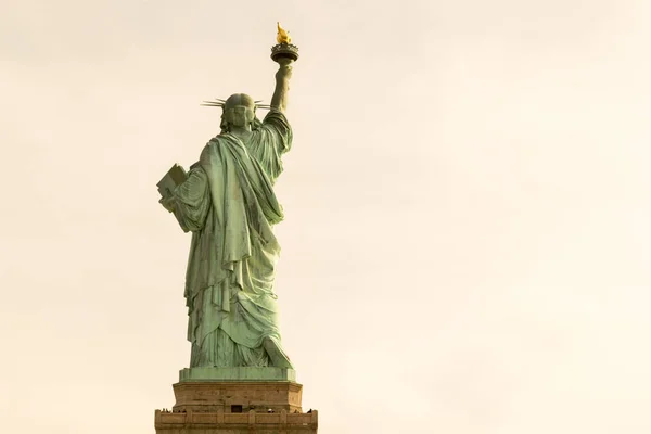 Statue Liberté Dédiée Octobre 1886 Est Une Des Icônes Les — Photo