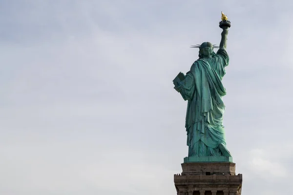 Estatua Libertad Dedicada Octubre 1886 Uno Los Iconos Más Famosos — Foto de Stock