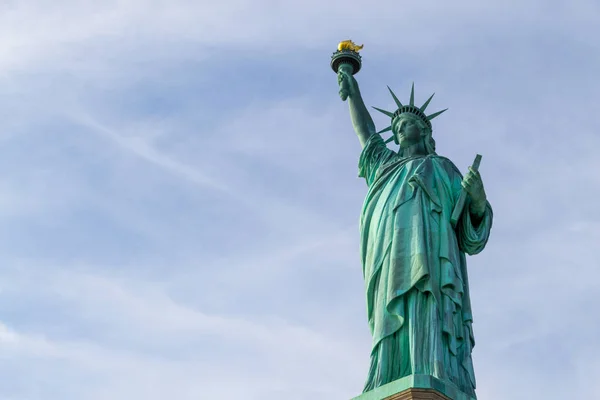 Statue Liberté Dédiée Octobre 1886 Est Une Des Icônes Les — Photo