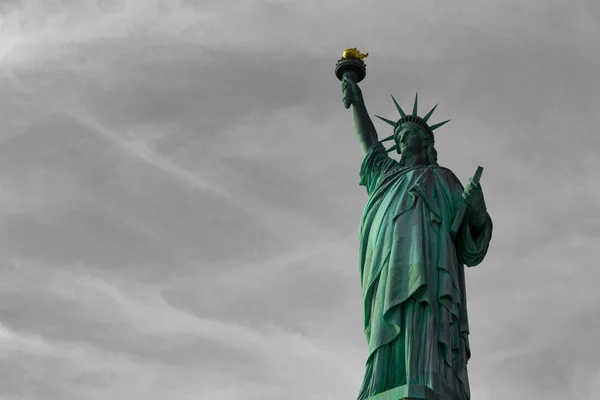 Statue Liberté Dédiée Octobre 1886 Est Une Des Icônes Les — Photo