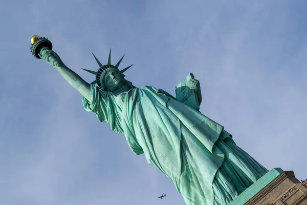 Statue Liberté Dédiée Octobre 1886 Est Une Des Icônes Les — Photo