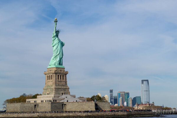 Statue of liberty (dedicated on October 28, 1886) is one of the most famous icons of the USA