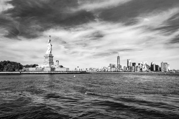 Statue Liberty Dedicated October 1886 One Most Famous Icons Usa — Stock Photo, Image