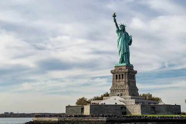 Statue of liberty  (dedicated on October 28, 1886) is one of the most famous icons of the USA