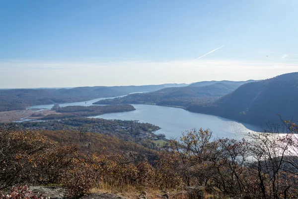 Falla Hudson Valley Mellan Breakneck Ridge Och Förkylningar Våren — Stockfoto