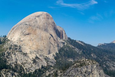 Panorama trail is one of the most spectacular hikes at Yosemite National Park clipart