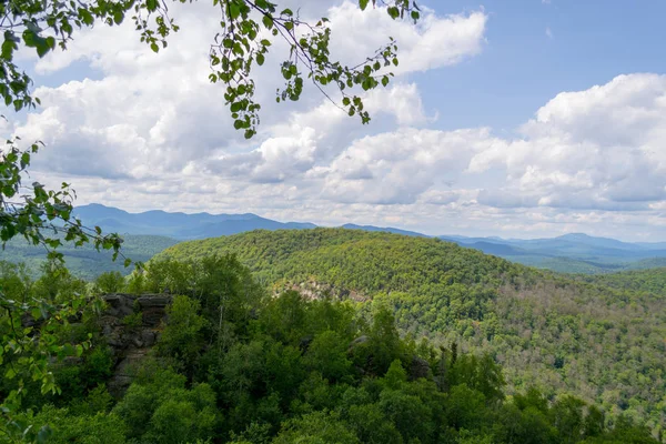 Βουνά Adirondack Στην Μέλος Ηπα Περιέχουν Πολλές Λίμνες Και Δάση — Φωτογραφία Αρχείου