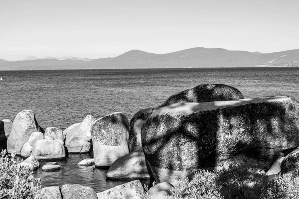 Lac Tahoe Est Lac Alpin Eau Douce Situé Dans Sierra — Photo