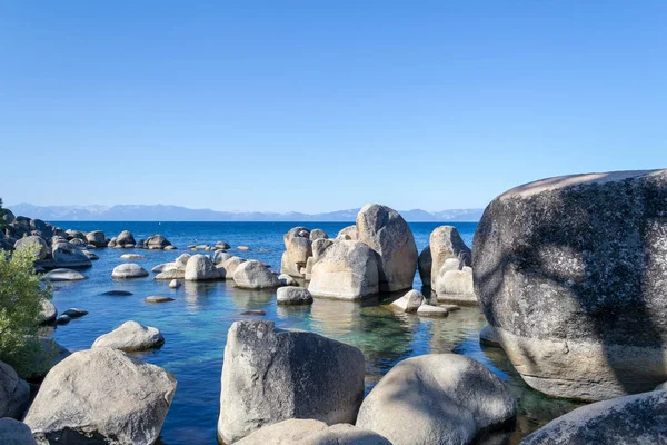 Lago Tahoe Lago Alpino Agua Dulce Situado Sierra Nevada — Foto de Stock