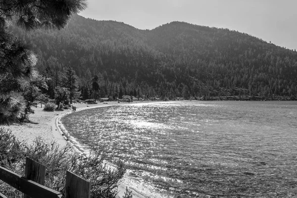 Lake Tahoe Alpin Insjö Som Ligger Sierra Nevada — Stockfoto