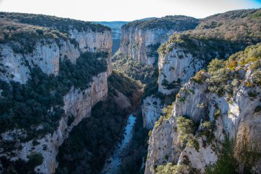 Foz de Arbayun Navarra (İspanya), Salazar nehir tarafından oyulmuş