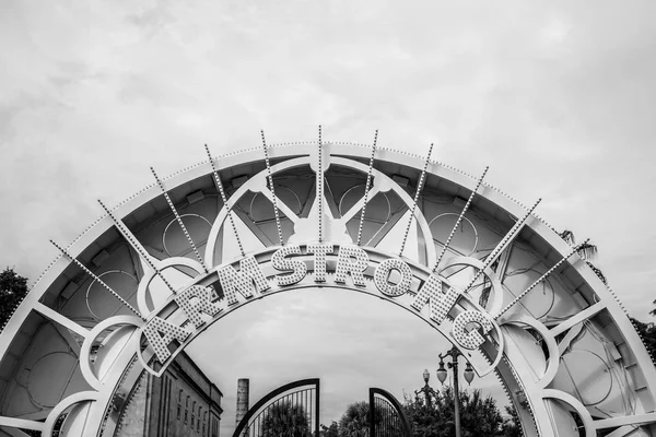 Луї Армстронг Парк Розташований Окрузі Treme Новому Орлеані Сша — стокове фото