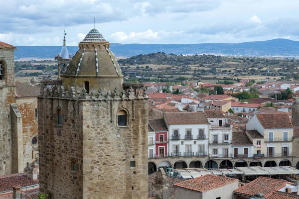 Vistas Trujillo Desde Castillo España — Foto de Stock