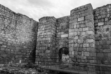 Merida (İspanya Alcazaba müstahkem giriş)