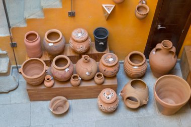 Çömlekçide Caceres (İspanya, kalbinde)