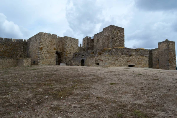 Castelo Trujillo Espanha Localizado Topo Uma Colina — Fotografia de Stock