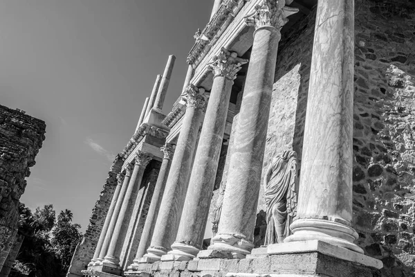 Het Romeinse Theater Van Merida Spanje Werd Gebouwd Eerste Eeuw — Stockfoto