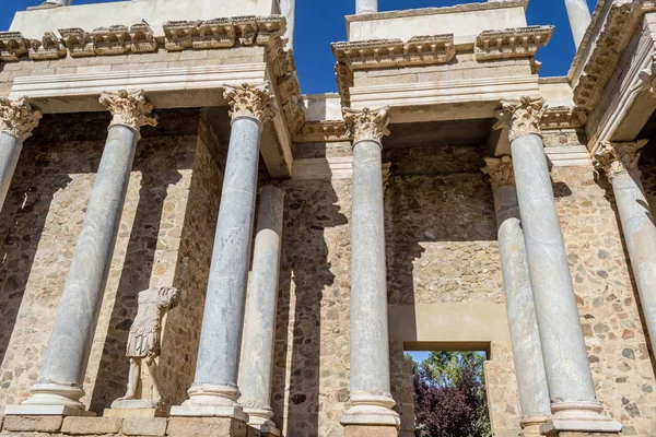 Teatro Romano Mérida Espanha Foi Construído Século — Fotografia de Stock