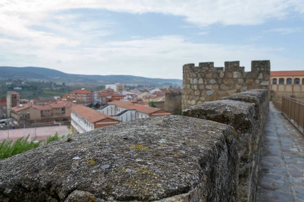 Muur Van Plasencia Spanje Werden Gebouwd Maanden 1197 — Stockfoto