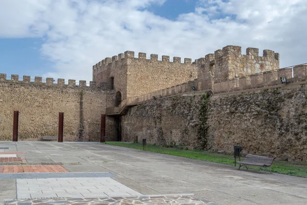 Muur Van Plasencia Spanje Werden Gebouwd Maanden 1197 — Stockfoto