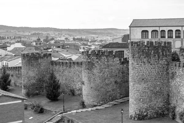 Muro Plasencia Espanha Foi Construído Meses 1197 — Fotografia de Stock
