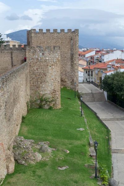 Muur Van Plasencia Spanje Werden Gebouwd Maanden 1197 — Stockfoto