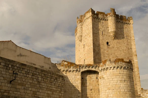 Kasteel Van Coria Spanje Gebouwd Eeuw — Stockfoto