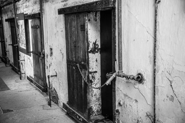 Entrance prison cells in a penitentiary — Stock Photo, Image