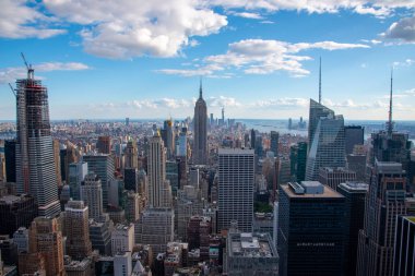 Manhattans midtown (Nyc, Abd) üstünden Güney arıyorsunuz)