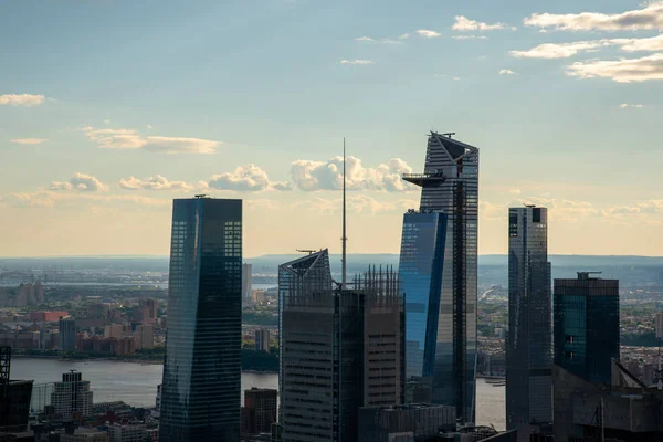 Hudson Yards Manhattan'da yüksek bir noktadan