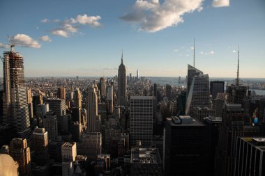 Manhattans midtown (Nyc, Abd) üstünden Güney arıyorsunuz)