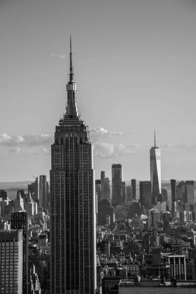 Looking South from the top of Manhattans midtown (NYC, USA) — Stock Photo, Image