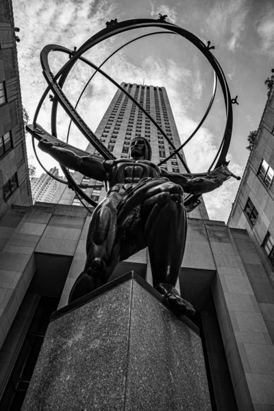 Atlas des Rockefeller Centers — Stockfoto