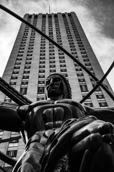 Atlas por el Rockefeller Center — Foto de Stock