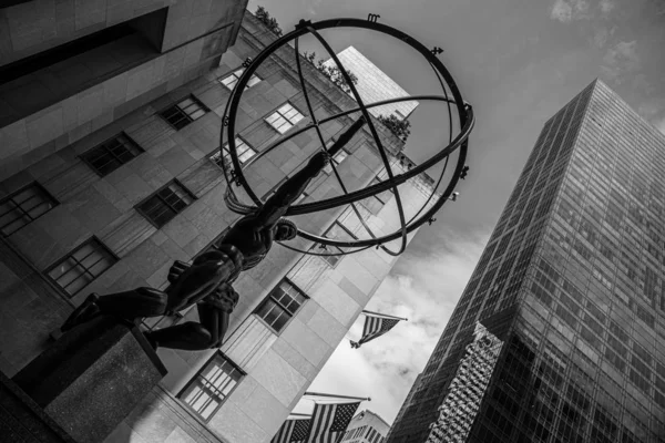 Atlas por el Rockefeller Center — Foto de Stock