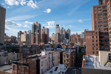 Manhattan'daki Yukarı Doğu Yakası yüksek bir konumdan