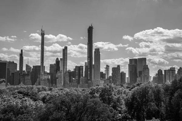 Utsikt över Central Park från tak toppen av met — Stockfoto