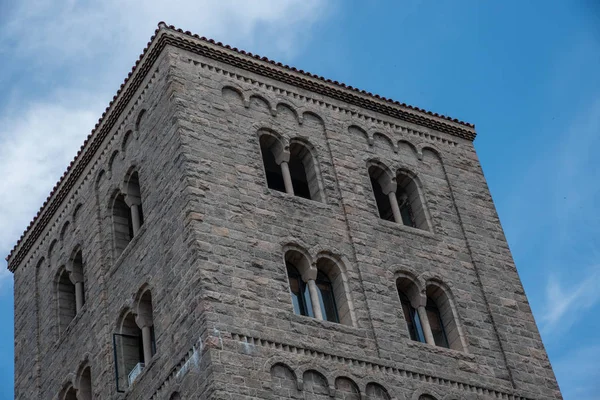 뉴욕의 로마네스크 양식과 고딕 양식의 건물 — 스톡 사진
