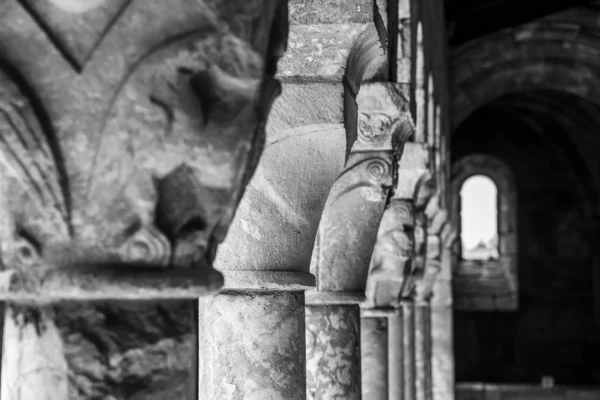 Cloître avec arêtes et colonnes à New York — Photo