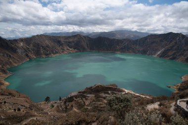 Ekvador 'daki Quilotoa Volkanı